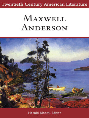 cover image of Maxwell Anderson
